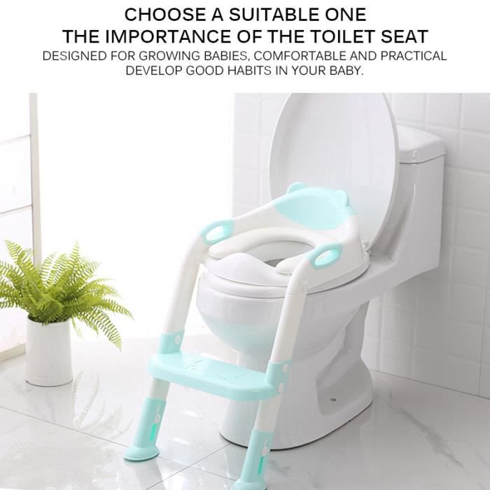 Oyfe Lunette de Toilette Bebe Grenouille Mignonne PP Plastique Lisse Abattant Reducteur de WC Toilette Pliable Enfant Voyage pour Gar/çon Fille