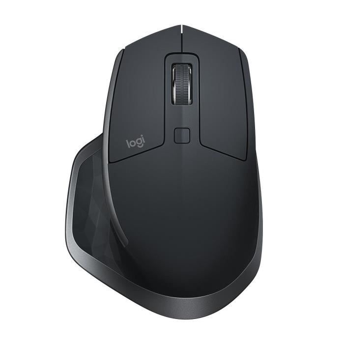 Souris - LOGITECH - MX Master 2S - Graphite - Sans fil - Laser