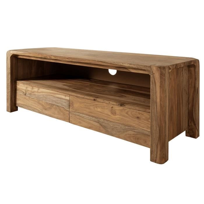 Meuble TV 125x45 Palissandre huilé Brun BUENO N° 1002