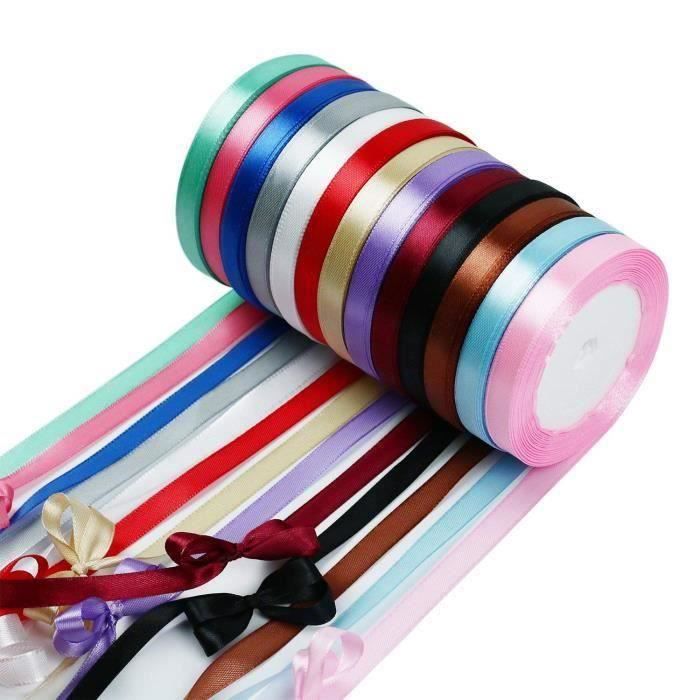 coloris au choix Cadeaux de noël 10mm au mètre RUBAN SATIN coloris au choix Cadeaux de noël 10mm au mètre RUBAN SATIN
