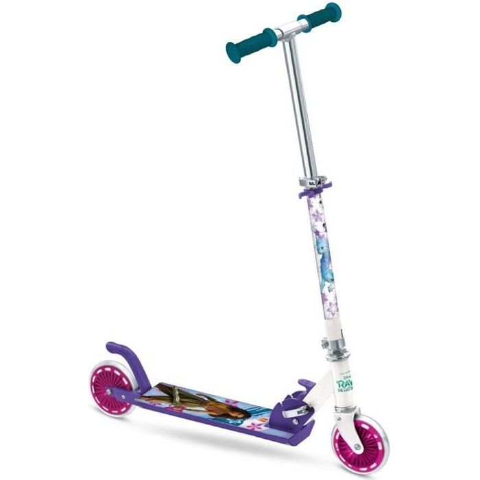Trottinette 2 roues pliable Disney Raya et le Dernier Dragon - MONDO - Pour enfant de 5 à 10 ans - Violet