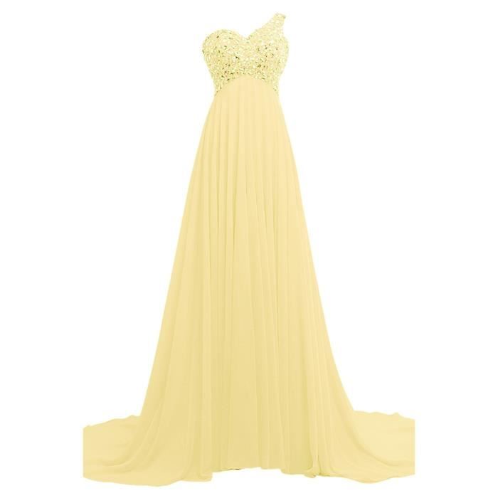 robe jaune pale