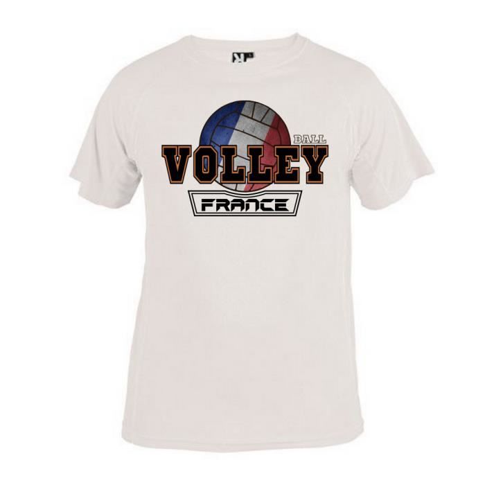 T-shirt j'peux pas j'ai Volley Ball - cadeau homme sportif Taille S Couleur  Blanc