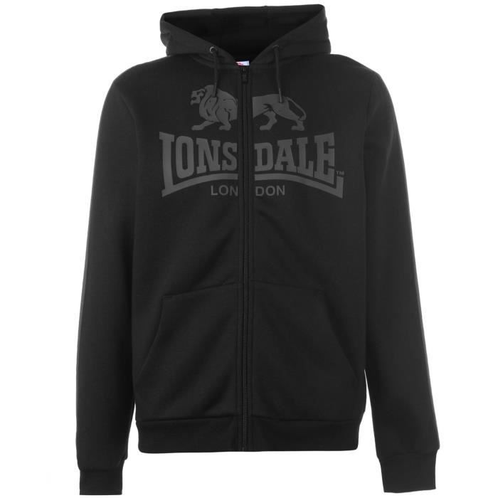 VESTE SWEAT-SHIRT LONSDALE HOMME À CAPUCHE ZIPPÉE SPORT DU S AU XXXXL VESTE SWEAT-SHIRT LONSDALE HOMME À CAPUCHE ZIPPÉE SPORT DU S AU XXXXL
