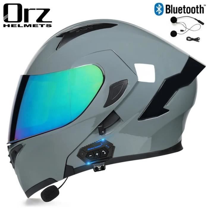 Casque de velo Casque de Moto avec Bluetooth pour Course Sure Modulaire Lentille Touristique Rabattable Puzzles E400016872 Cdiscount Sport