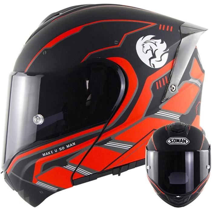 Casque Moto Jet ECE 22 - Gris Foncé Taille M - Visière Anti-rayure