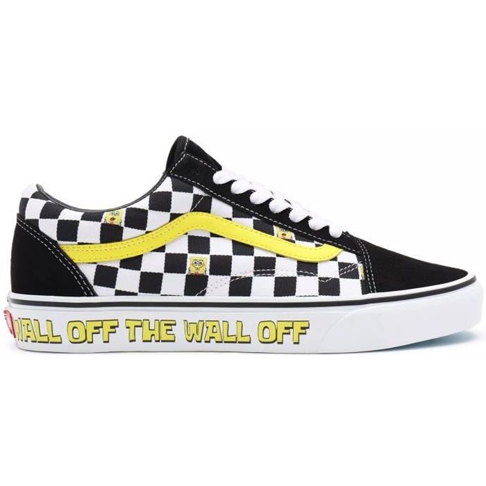 Vans Old Skool Spongebob VN0A38G19EK - Chaussure pour Homme Noir -  Cdiscount Chaussures