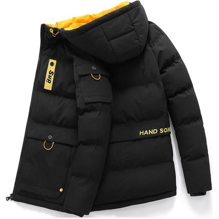 AnKoee Mode Filles Enfants Veste Bluson Hiver Doudoune Capuche Mi-Long Manteaux Chaud Veste Pour