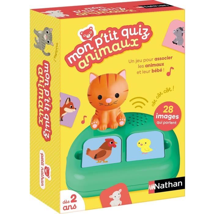 Jeu Éducatif Nathan Mon P'Tit Quiz Animaux – Jeu Électronique Interactif, Dès 3 Ans - vue 2