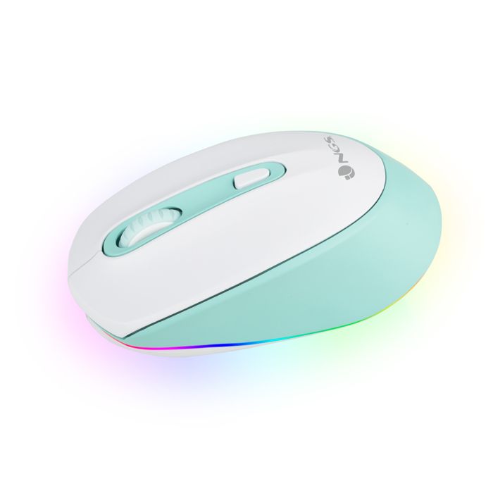 Souris Multi-Appareils - NGS - SMOG-RB MINT - Rechargeable - Bluetooth 3.0/5.0 - Autonomie 50 Heures