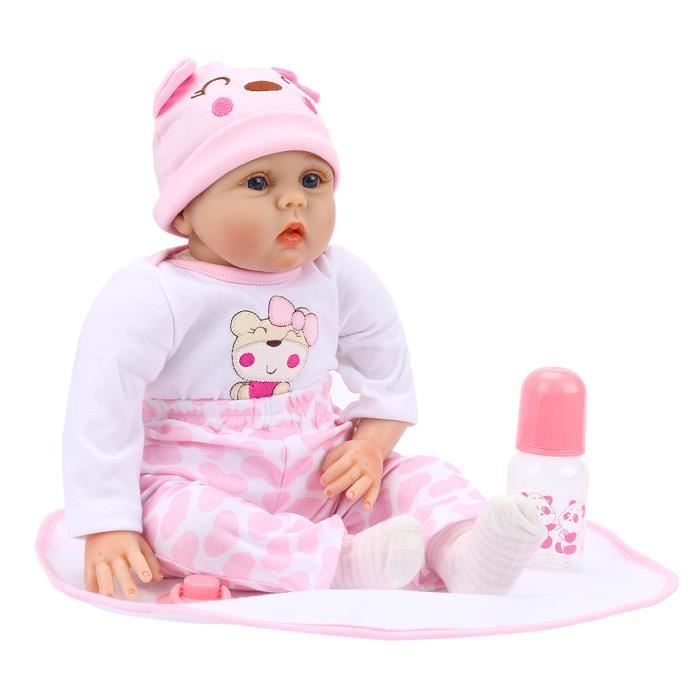 Poupon Violet Parker - Bébé Reborn 42 Cm - Vinyle De Collection - Fait Main - État Parfait