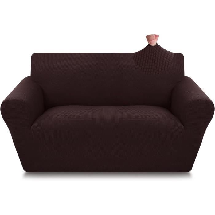 Housse de canapé extensible velours doux et chaleureux prémium