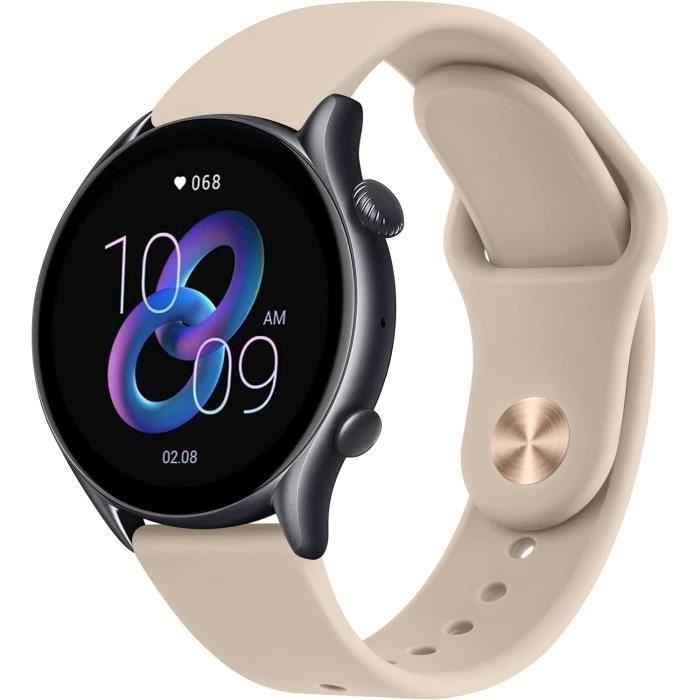 Montre Connectée Homme Amazfit Correa De Reloj De Silicona Suave