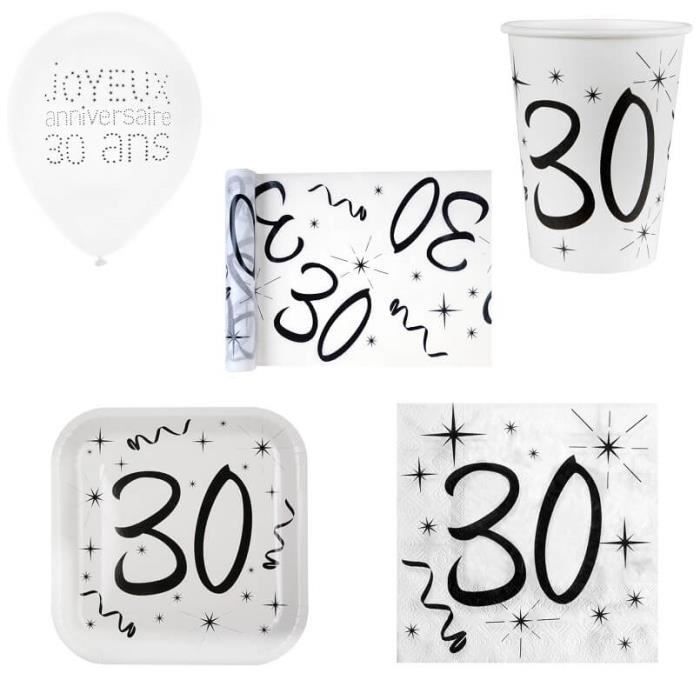 1 Pack Fete Anniversaire 30 Ans De 10 Personnes Blanc Et Noir Matiere Carton Papier Et Tissu Achat Vente Set Vaisselle Jetable Soldes Sur Cdiscount Des Le Janvier Cdiscount 1 Pack Fete Anniversaire 30 Ans De 10 Personnes Blanc Et Noir Matiere Carton Papier Et Tissu Achat Vente Set Vaisselle Jetable Soldes Sur Cdiscount Des Le Janvier Cdiscount