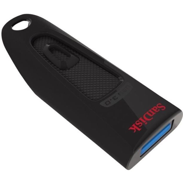 Clé USB 3.0 SanDisk Ultra 32 Go - Vitesse de lecture jusqu'à 100 Mo/s