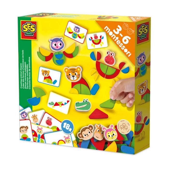 Jeu de Formes à Reproduire à Créer Montessori