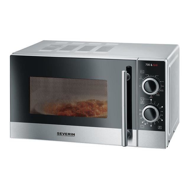 SEVERIN MW 7874 Four micro ondes grill 20 litres 700 Watt inox brossé - vue 2
