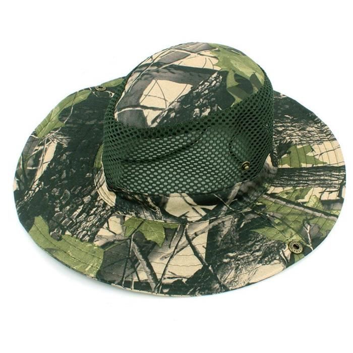 Chapeau Adulte Unisexe Poubelle Chapeaux Casquette avec kinnband P/êche Chapeaux pour ext/érieur randonn/ée Anglerh/üte Larges Bords Fischer Chapeaux Chapeau de Brousse Protection Solaire UPF 50