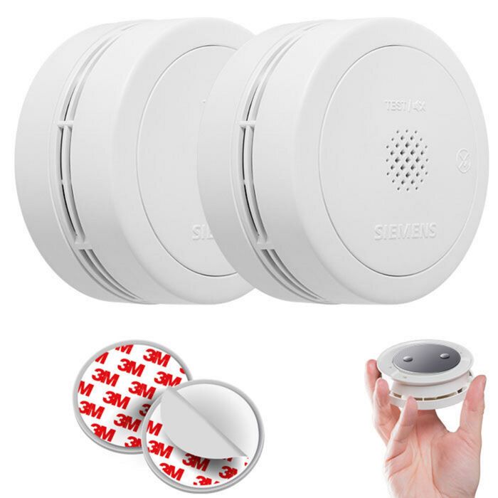 Lot de 5 détecteurs de fumée NF + supports magnétiques AutonomieGarantie