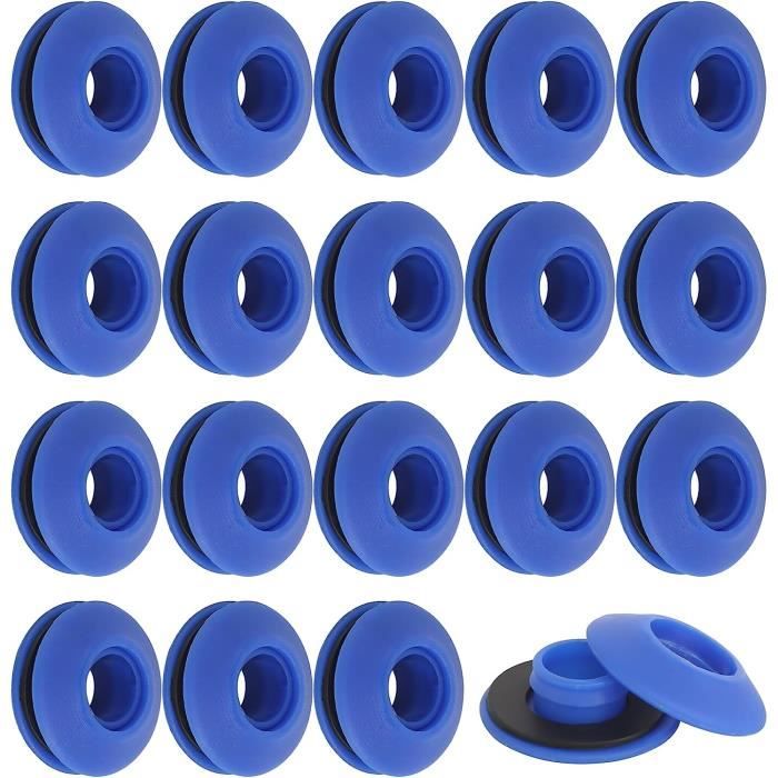EMSea Lot de 10 œillets en Caoutchouc pour Fixation de Moto (22 X 8 X EMSea Lot de 10 œillets en Caoutchouc pour Fixation de Moto (22 X 8 X