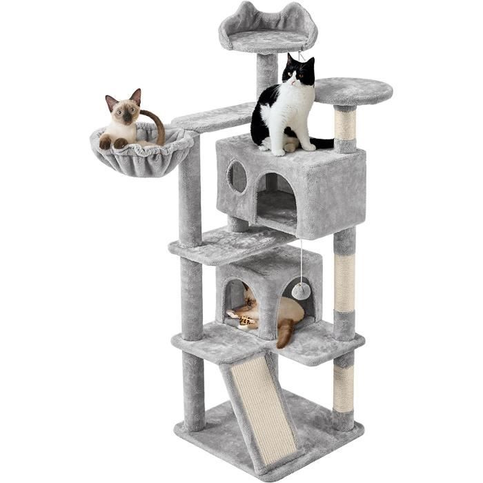 Griffoir Pour Chat Feandrea Pca022G01 Avec Plate-forme - 40x30 Cm, Gris Foncé