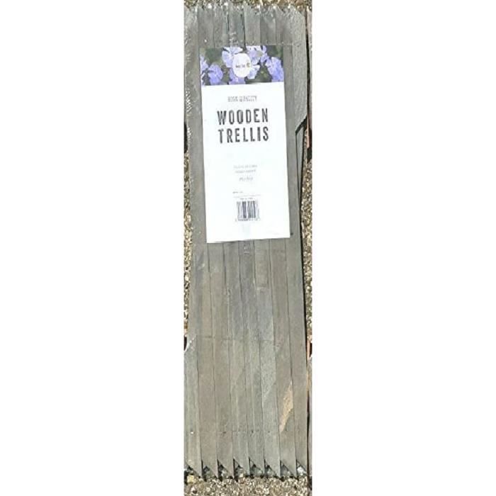 Garden Mile Treillis De Jardin Extensible 1,8 X 0,6 M En Pin FSC - Support Plantes Grimpantes