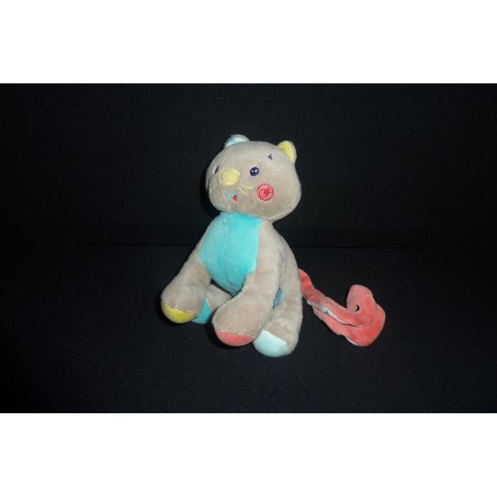 Doudou Chat Peluche Sucre D Orge Cdiscount Puericulture Eveil Bebe