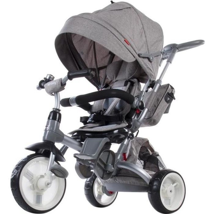 Tricycle Evolutif Bebe Enfant 1 3 Ans Little Tiger Gris Fonce Gris Fonce Cdiscount Sport