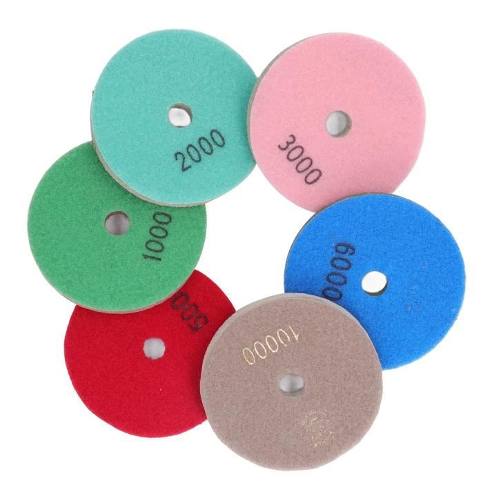 Kit 6 Roues De Polissage Zircone Dentaire RA - Pour Pièce à Main Contre-angle