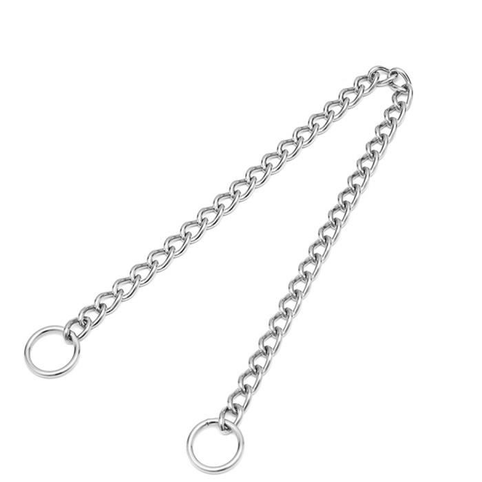 Comparer les prix de SURENHAP Collier d’étranglement pour animaux de compagnie Collier étrangleur pour chien en acier inoxydable, animalerie collier