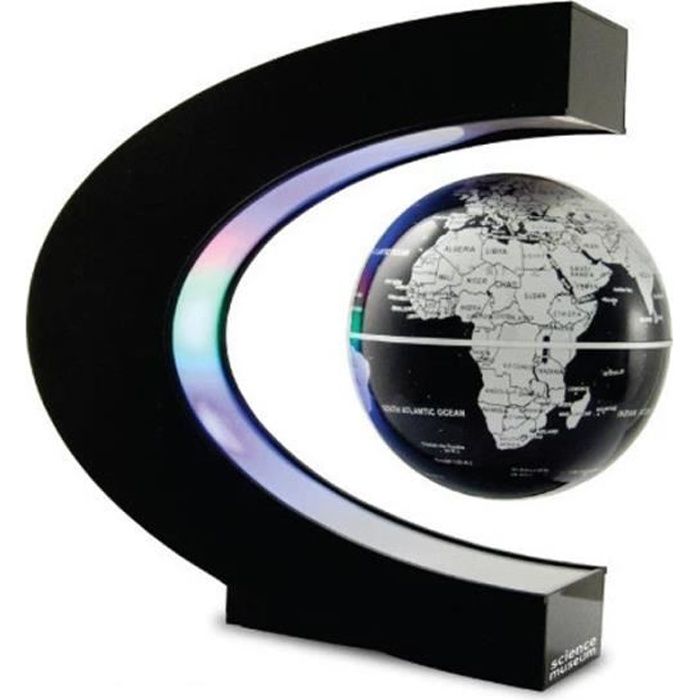 Lilideni Globe Flottant Magnétique-Lévitation 4avec LED Globe Carte Globe Lévitante pour Bureau à la Maison Décoration Bureau Education Enfants Cadeau 