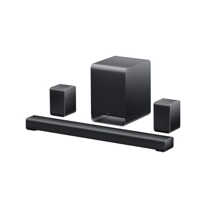 TCL Barre De Son  S65k 5.1.2 Dolby Atmos Titanium Syst&egrave;me