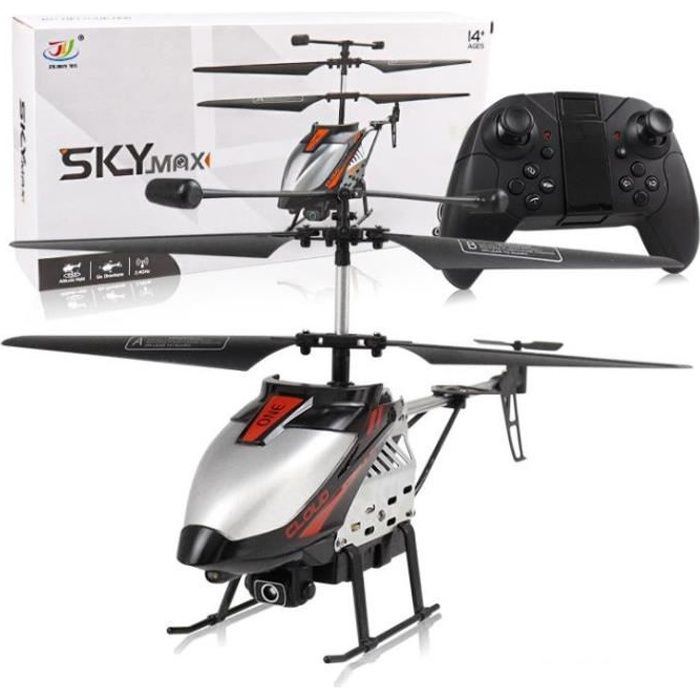 Drone GENERIQUE Hélicoptère Télécommandé jouet, 4CH 6G RC hélicoptère  gyroscopique à 6 essieux jouet pour enfants