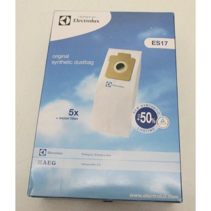 Sacs Aspirateur Tornado ES17 – Lot de 5, Filtration Synthétique - vue 2