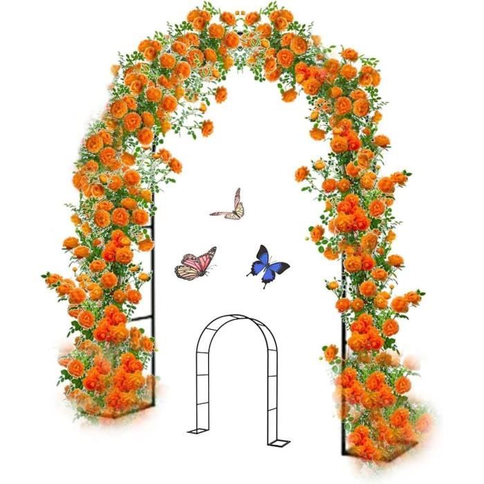 LANGXUN Kit D'arche De Ballons Ronds En Métal Blanc De 2,2 M Pour Décoration De Mariage, De Fête D'anniversaire, De Remise De Diplôme Et De Fête Prénatale