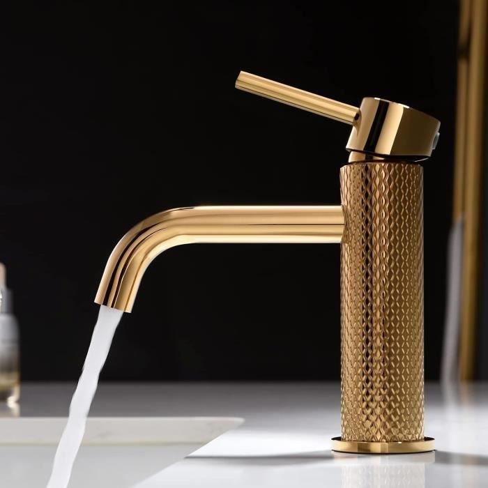 Mitigeur Salle De Bain Dore