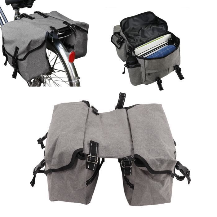 Borgen Sacoche Cycliste Porte-Bagages avec Sacoche Amovible pour