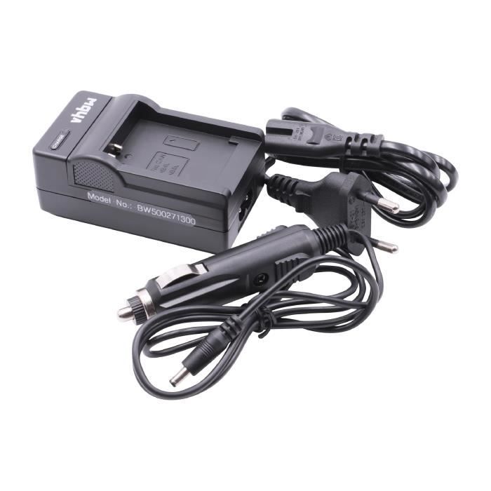 Vhbw Chargeur de batterie compatible avec Canon Digital Ixus 30, 40, 50 caméra, DSLR, action-cam - Chargeur + adaptateur