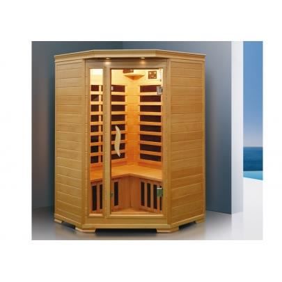 Sauna Infrarouge 2/3 places d'angle Gamme prestige