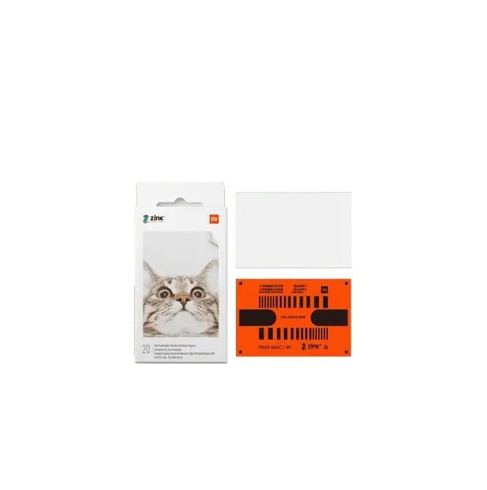 Papier photo auto-adhésif pour imprimante portable Xiaomi - 2x3 pouces - 20 feuilles