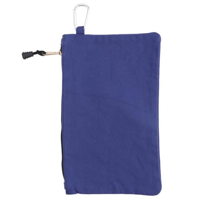 LAN Pochette À Outils En Toile Sac À Outils À Fermeture Éclair 6 Pièces