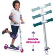 Trottinette 2 roues pliable Disney Raya et le Dernier Dragon - MONDO - Pour enfant de 5 à 10 ans - Violet-1