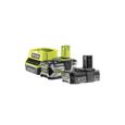 Perceuse-visseuse à percussion brushless RYOBI 18V One+ - 2 batteries LithiumPlus 5Ah - 2Ah - chargeur rapide 2.0Ah - R18PDBL-252S-1