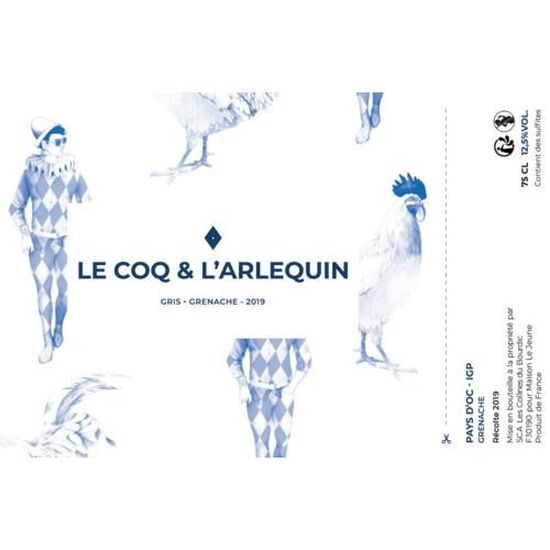 Le Coq l Arlequin Pays d Oc Rose 2019 6x75cl La cave Cdiscount