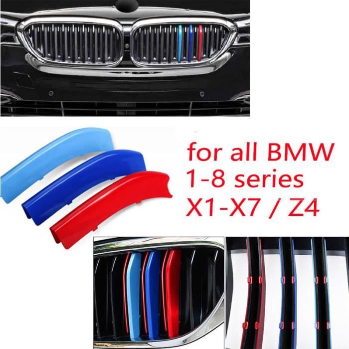 X3 Bandes COUVRE CALANDRE couleurs M SPORT pour BMW SERIE 1 (F20