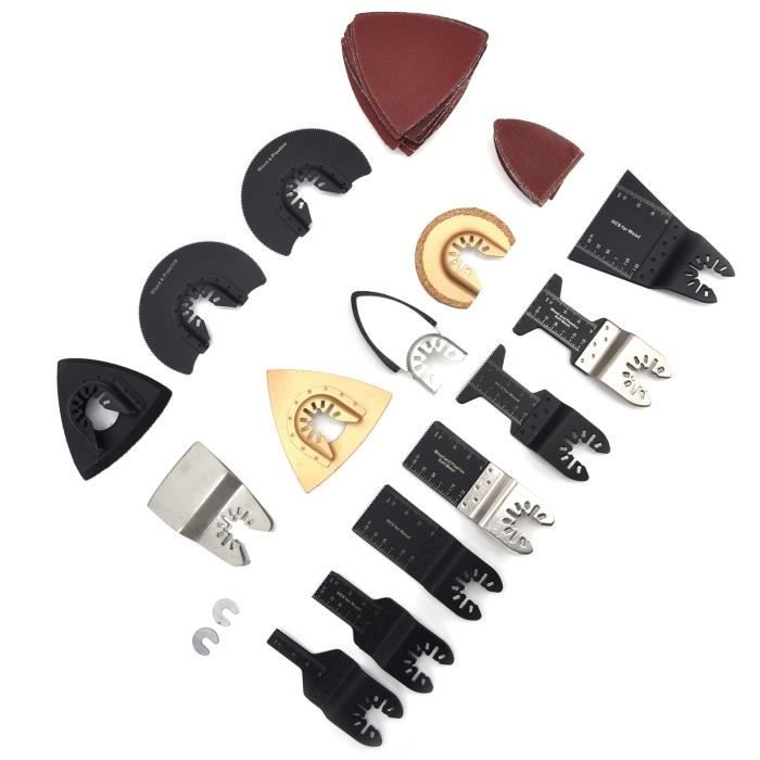 Trend Lames Multi-Outils Lot De 5 - 68mm Dents Grossières Japonaises CrV Pour Bois Et Plâtre - Compatible Universelle MTB/63CJ
