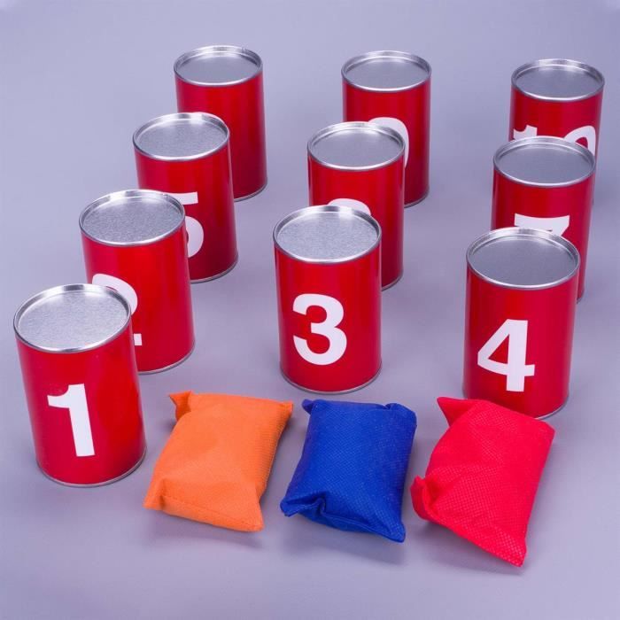 Jeu de lancer pour enfants Toyfel Davin - 13 pièces (10 boîtes & 3 sacs à  lancer) - Intérieur & extérieur - Cdiscount Jeux - Jouets