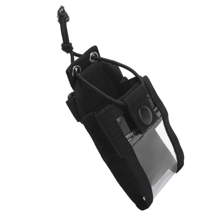 HURRISE Porte‑sac de talkie‑walkie Support de Sac Radio pour Talkie-walkie,  étui de Protection en PVC Léger pour Radio son video