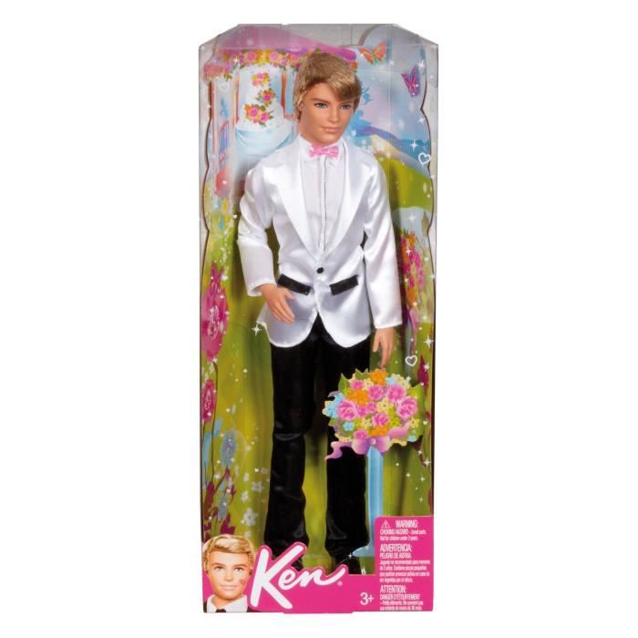 Barbie Fashion Pack Ken - HJT24 - Ensemble tenue de vêtements pour poupée  Ken - Pantalon jean noir + débardeur à rayures et baskets - Cdiscount Jeux  - Jouets