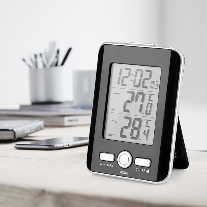 2pcs Bluetooth Thermomètre et Hygromètre, Capteur Moniteur de Température  Humiditél Précis, Affichage à Distance sur APP, Compatible - Cdiscount  Jardin